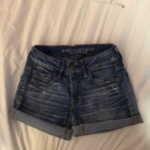 American eagle jean shorts